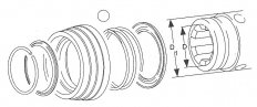 Walterscheid - Agraset 171 - zajištění ASGE  1 1/8"